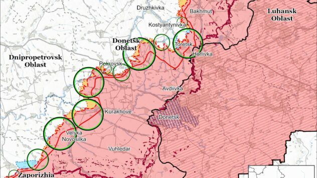 Карта бойових дій на 10 червня 2025