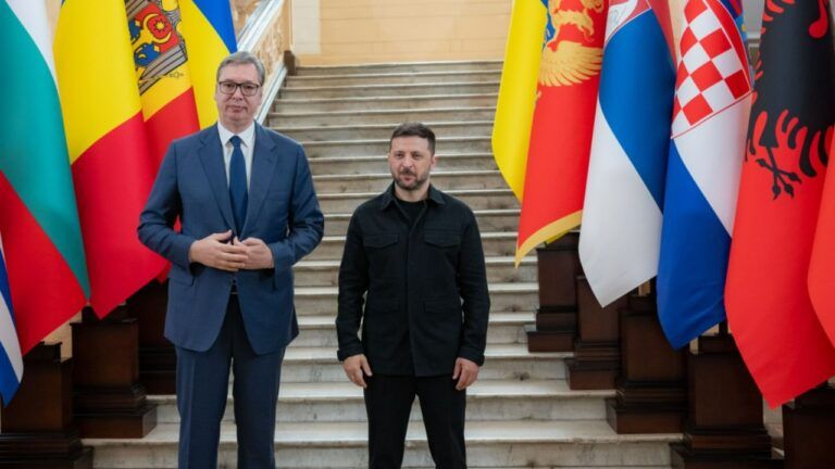 Александар Вучич, Володимир Зеленський