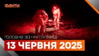 Головні новини за ніч 13 червня: добірка актуальних подій