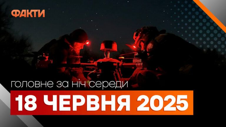 Події ночі 18 червня 2025