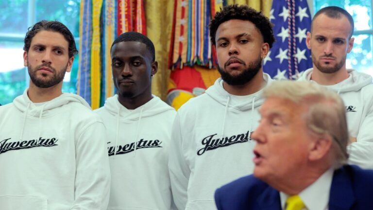 футболісти Ювентуса і Трамп