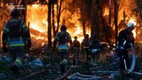 Вибухи у Києві 4 липня 2025 року. Фото: ДСНС