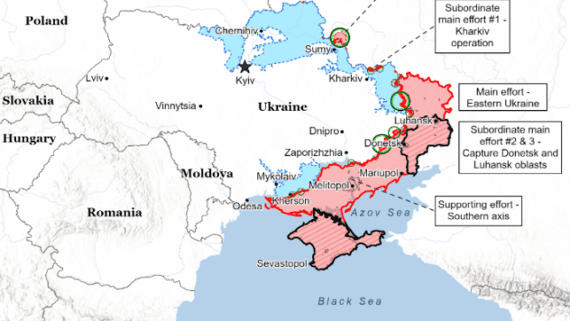 карта бойових дій