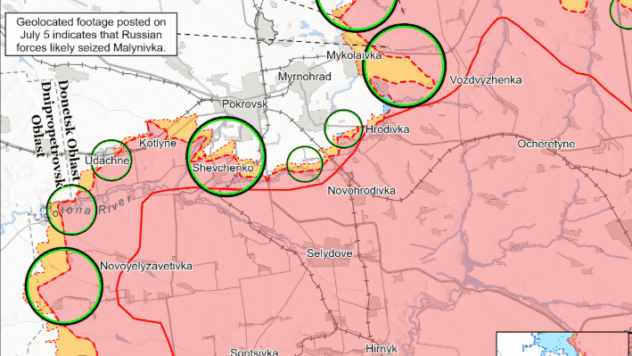 карта бойових дій