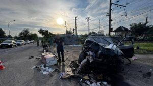 На Закарпатті внаслідок ДТП загинув військовослужбовець ДПСУ. Фото: Нацполіція