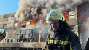 Амбулатория в Подольском районе Киева уничтожена во время обстрела 10 июля