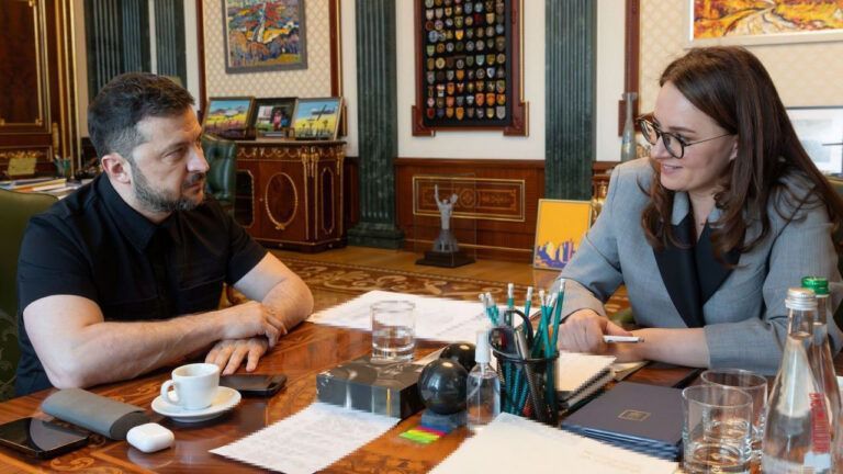 Володимир Зеленський і Юлія Свириденко