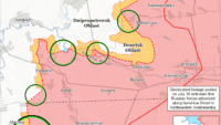 карта бойових дій 20 липня 2025 карта бойових дій 20 липня 2025