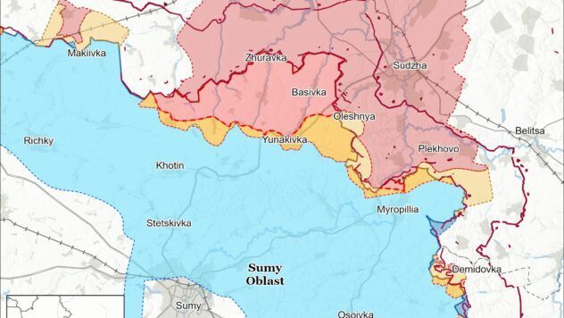 Карти бойових дій в Україні на 26 липня 2025