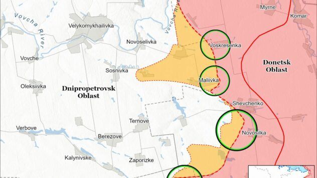 Карта бойових дій на 17 серпня 2025