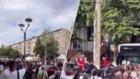 В Виннице произошли столкновения при попытке полицейских заблокировать мужчину, разыскиваемого ТЦК