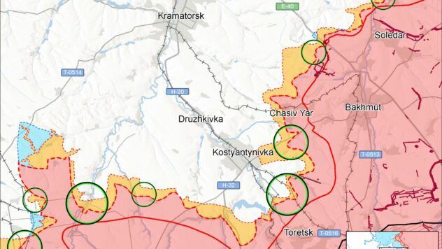 Карта бойових дій на 2 вересня 2025