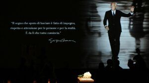 похорон Армані