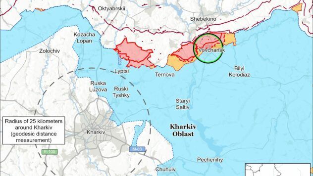 Карта бойових дій на 8 вересня 2025 Карта бойових дій на 8 вересня 2025