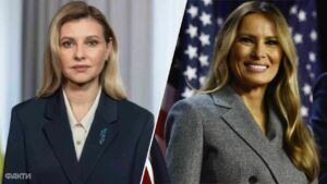 Олена Зеленська, Меланія Трамп
