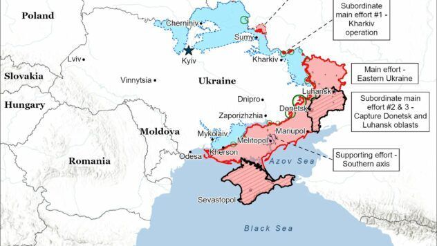 Карта бойових дій на 9 вересня 2025