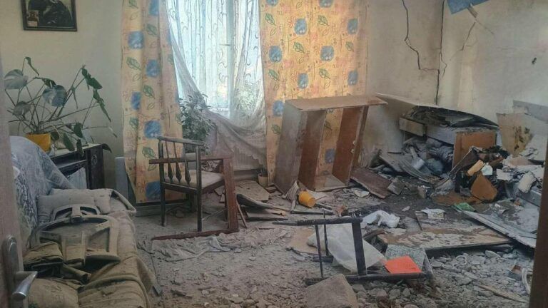 В Люблине поврежден дом во время атаки на Польшу 10 сентября 2025