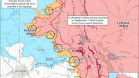Карта бойових дій на 12 вересня 2025