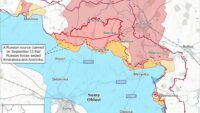 Карта бойових дій на 14 вересня 2025