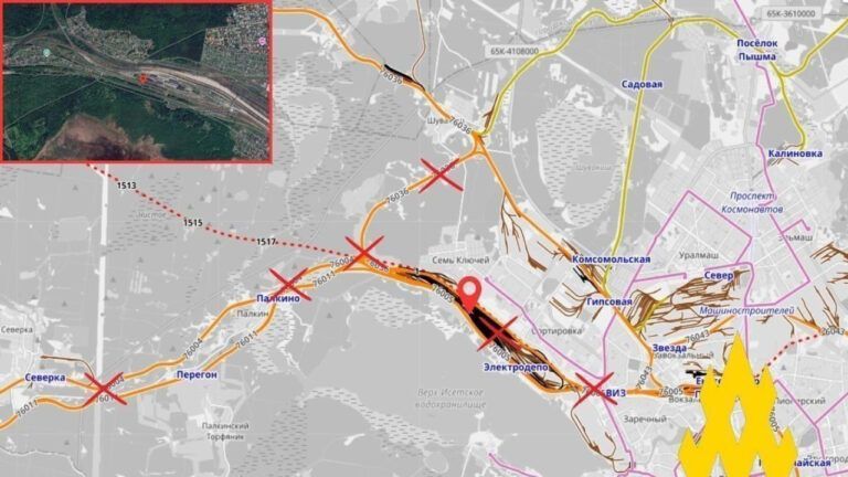 Диверсія Атеш під Єкатеринбургом