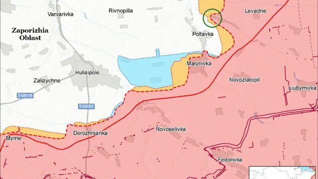 Карта бойових дій на 17 сентября 2025