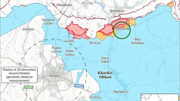 Карта бойових дій на 19 сентября 2025