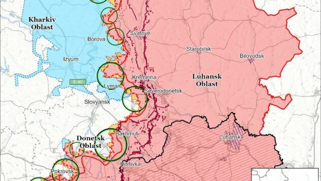Карта бойових дій на 26 сентября 2025 Карта бойових дій на 26 сентября 2025