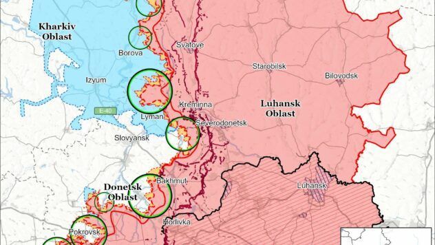 Карта бойових дій на 28 сентября 2025 Карта бойових дій на 28 сентября 2025