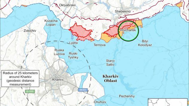 Карта бойових дій на 29 вересня 2025