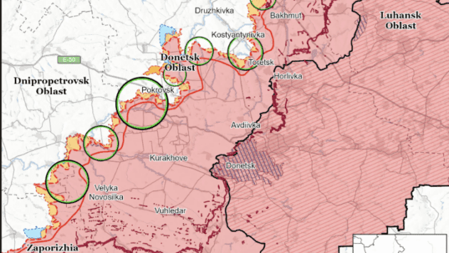 Карта бойових дій на 2 жовтня 2025