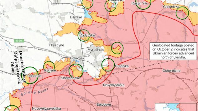 карта бойових дій