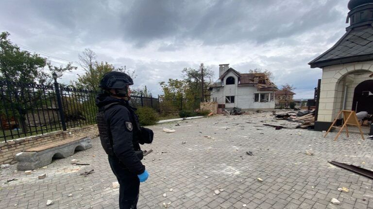 удар по Костянтинівці