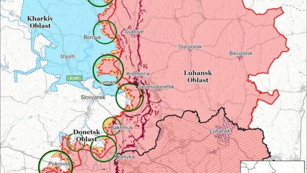 карта бойових дій