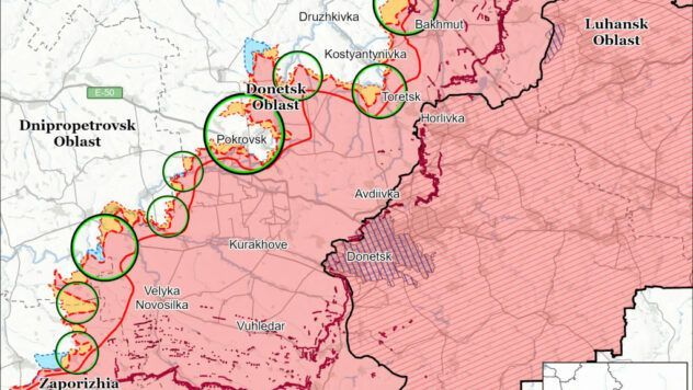 карта бойових дій