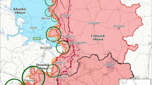 карта бойових дій