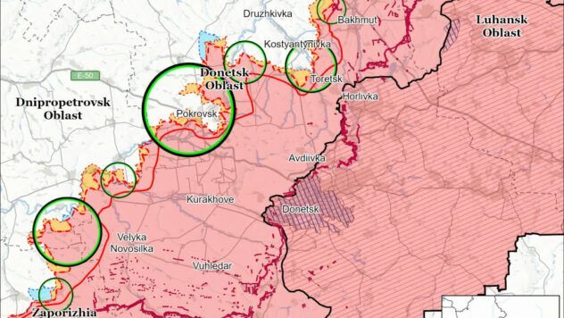 карта бойових дій