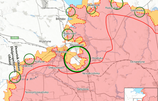 карта бойових дій