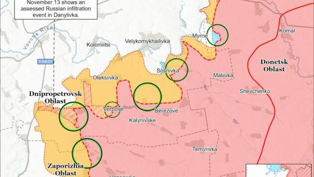 карта бойових дій