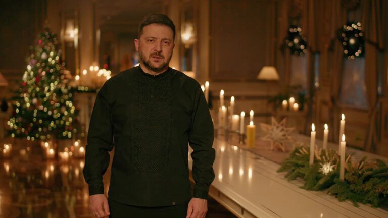Обращение Зеленского — поздравление с Рождеством (от 24 декабря 2025) видео онлайн