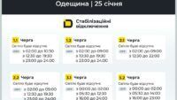 відключення світла в Одеській області відключення світла в Одеській області