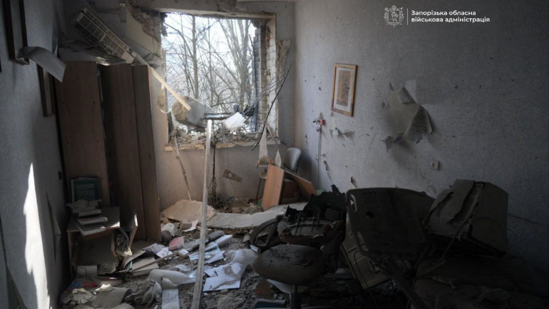 удар по пологовому у Запоріжжі 1 лютого