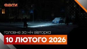 Головні новини за ніч 10 лютого: добірка актуальних подій