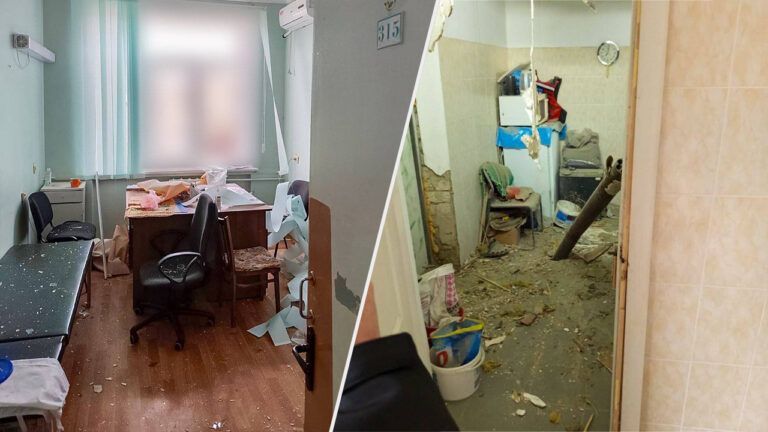 Обстрел больницы в Херсоне: последствия взрыва в Херсоне