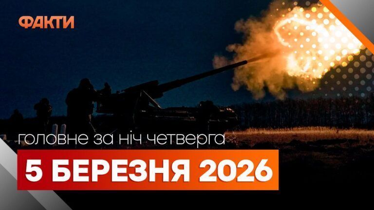 Головні новини за ніч 5 березня: добірка актуальних подій