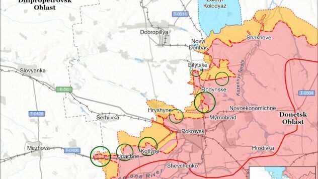 карта боїв на 7 березня