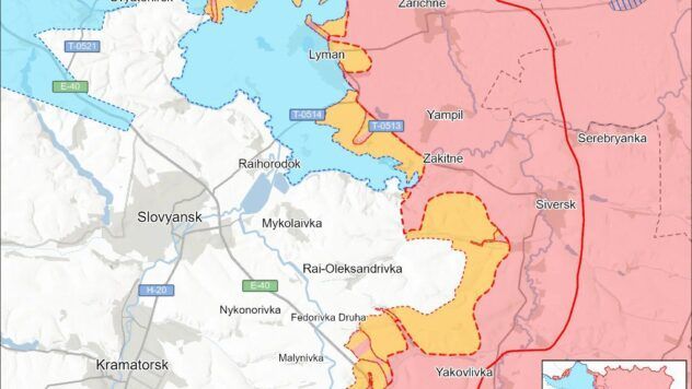 карта боїв на 7 березня