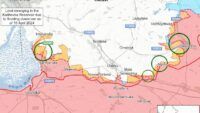 карта бойових дій 14 березня