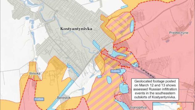 карта бойових дій 15 березня карта бойових дій 15 березня