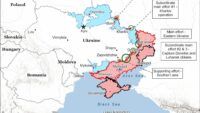 Карта бойових дій в Україні на 23 березня 2026