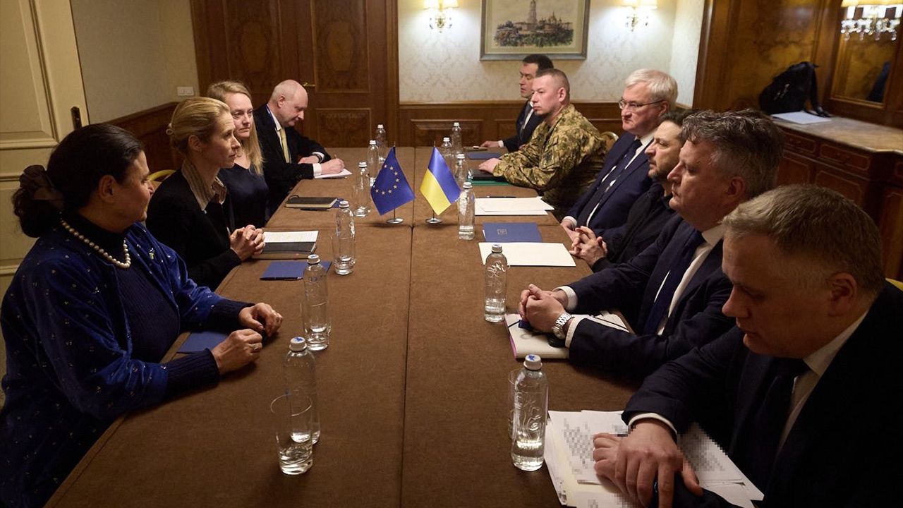 Володимир Зеленський зустрівся з Каєю Каллас
